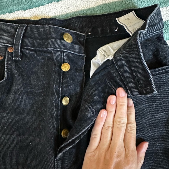 Bsides Claude high-rise tapered jeans - 
Black - Picture 3 of 5